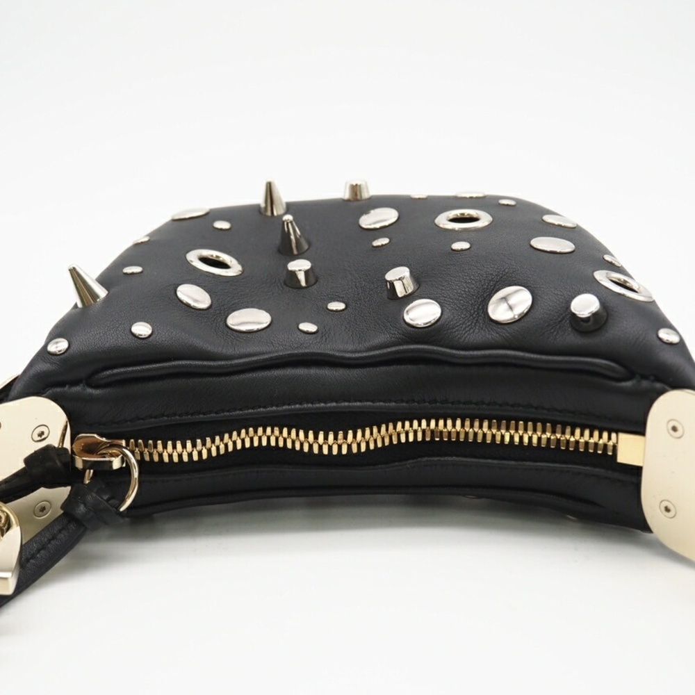 GUCCI Authentic Black Leather Shoulder Bag - Picture 5 of 13